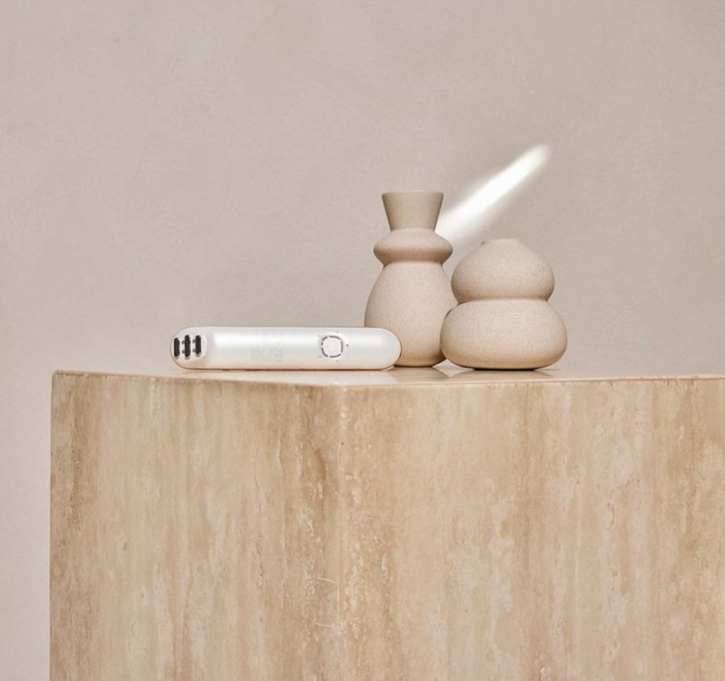silkn product on table photoshoot