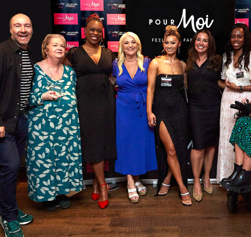 pour moi uplifting women awards winners with michael thomson